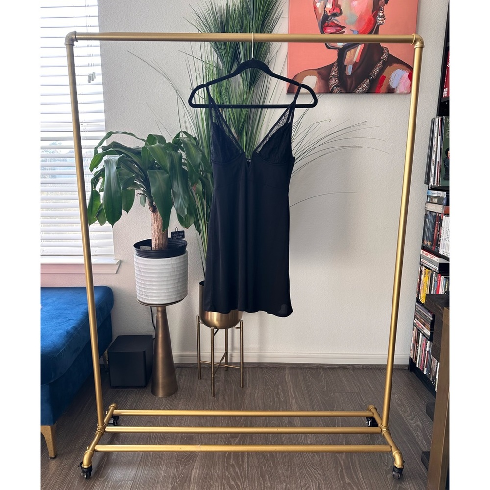 NWT Zara Mini Deep V Slip Dress - Size Medium - Picture 14 of 17